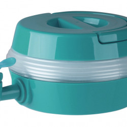 Foldable water dispenser 5.5 l - petrol blue