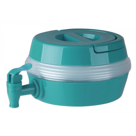 Foldable water dispenser 5.5 l - petrol blue