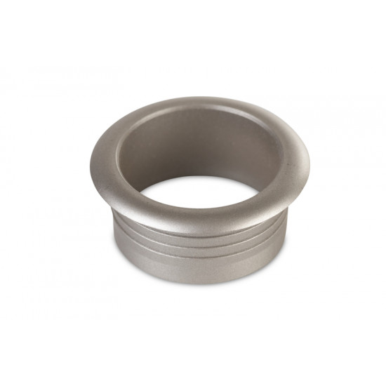 Push lock rosette - matt silver