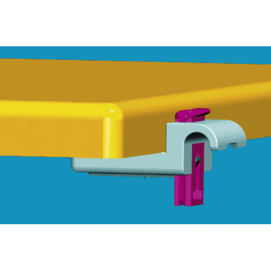 Quick Clip table slide rail