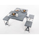 Mc Camping picnic table set for 4 people - 85 x 65cm