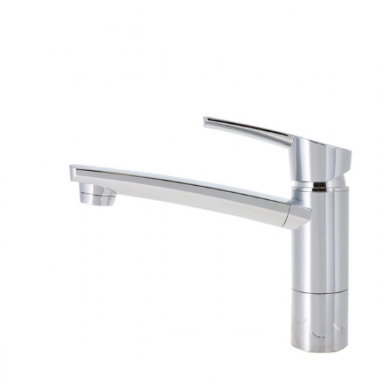 Automatic water tap COMO, chrome, height 17 cm, spout 16 cm, NFL 350 mm 8/10 mm, 1" mounting
