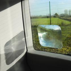 Carbest wide-angle lens for better rear view, 20x25cm