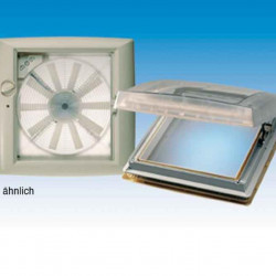 Omni-Vent roof vent with 12V fan 40x40 - Translucent