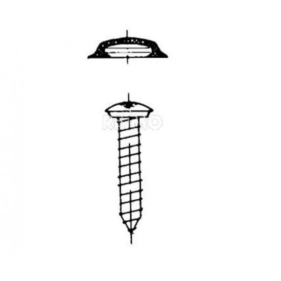 Screw covers (51310) for fastening the interior trim panels