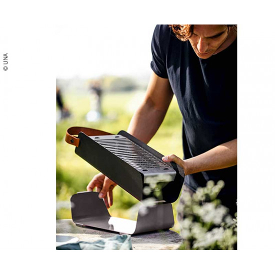 UNA Charcoal Table Grill - Turquoise