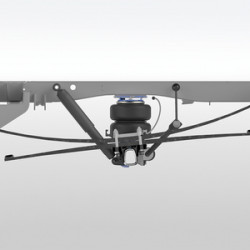 VB-SemiAir 2-circuit auxiliary air suspension comfort set for Fiat Ducato 250 and similar models