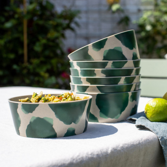 Set of 2 bowls - MONSTERA SPLASH