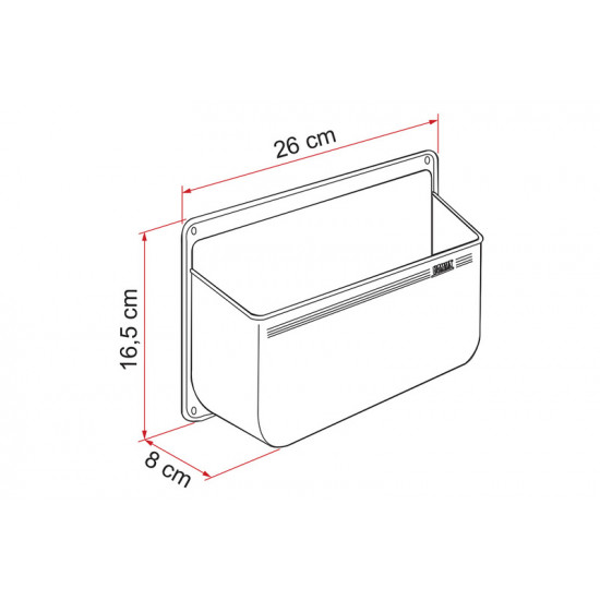 Pocket Storage L - white
