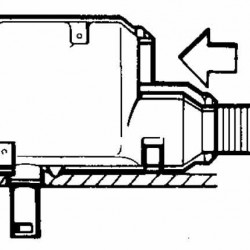 Floor fireplace for E2400 long