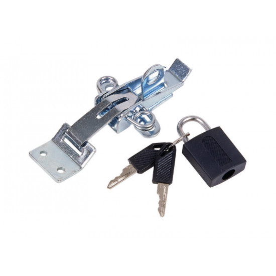 Box closure with padlock