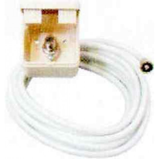 Outdoor socket with F-connector and 3m coaxial cable
