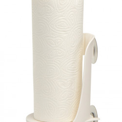 Kitchen roll holder - With 2 suction cups - White