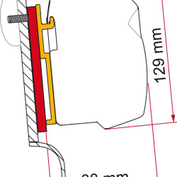 FIAMMA Awning adapter for F43van / F45i / F45iL Westfalia