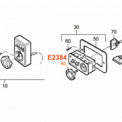 E4000 operating handle