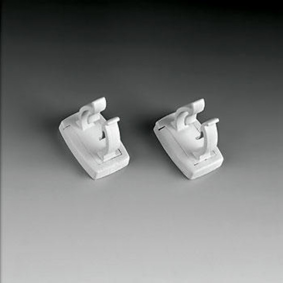 Round fastening clips