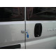 Universal surface-mounted lock for sliding and rear doors