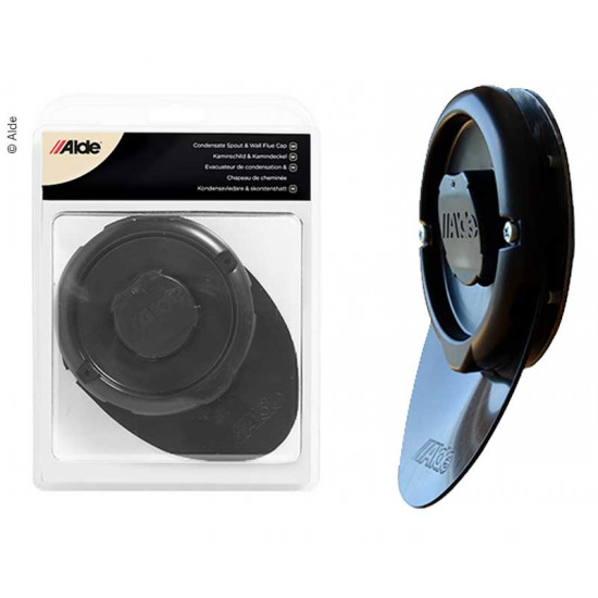 Chimney shield with chimney cap