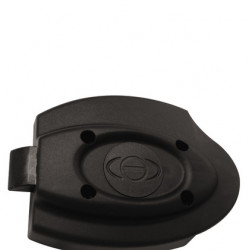 Euro garage lock black without cylinder and key /25mm/
