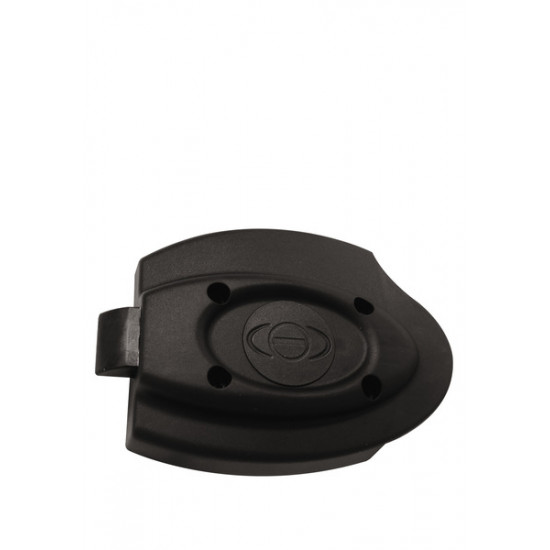 Euro garage lock black without cylinder and key /25mm/