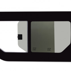 W1193 x H665 mm Front Left 2002-2015- Sliding window Renault Trafic
