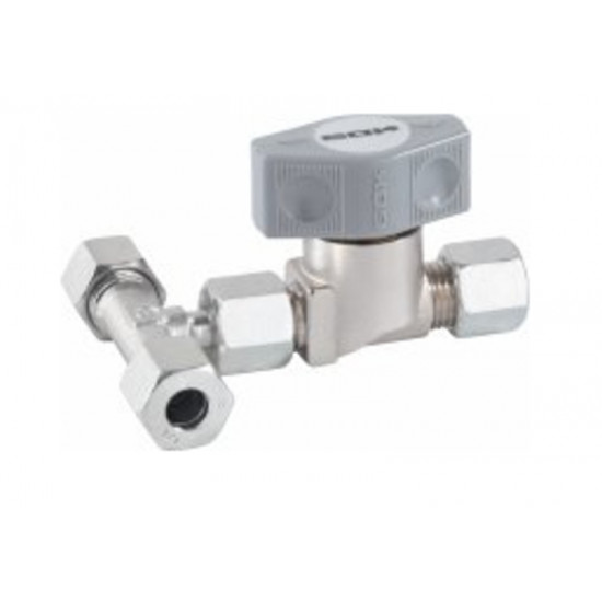 Rotary handle branch valve - 2 x RVS8