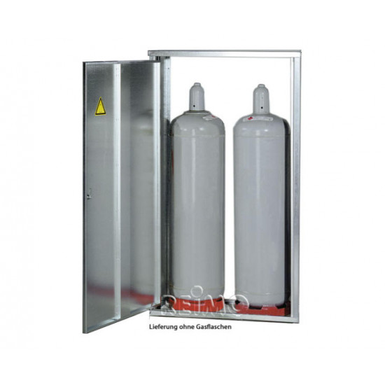 Gas cylinder box steel 1x 33kg