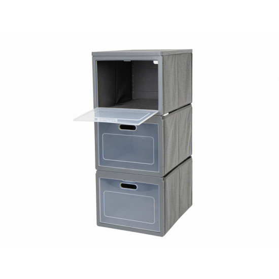 Folding cabinet Box 3 - Camping cabinet with 3 compartments