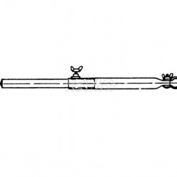 Roof hook poles - with hook and pipe clamp