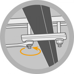 Mounting kit for roof racks