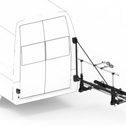 Complete system for 2 fat bikes - LED lights