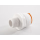 Straight connector - With 3/8" male thread