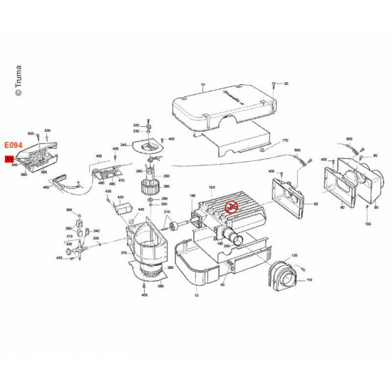 Complete electronics housing.