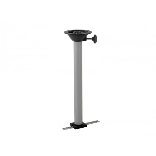 Table frame for airline floor rail