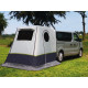 Trapezoidal rear tent for Toyota Hiace