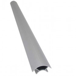 Aluminum furniture corner profile / corner connector profile - 2.2 m