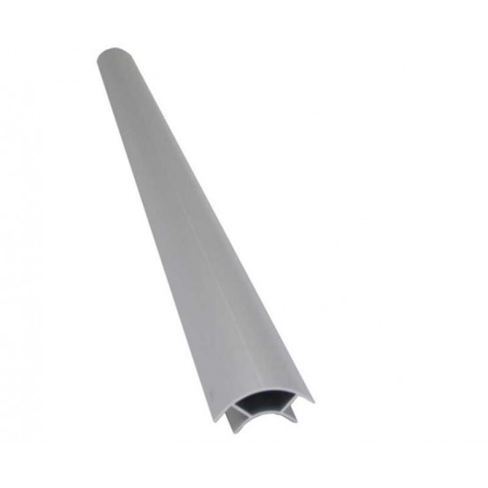 Aluminum furniture corner profile / corner connector profile - 2.2 m