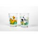 Drinking glasses with SAFARI motif, set of 2