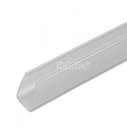 Cable trunking 6x7mm transparent, 2m rod, double-sided adhesive tape