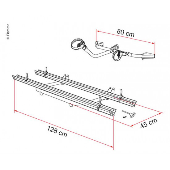 Carry Bike Garage Standard for 2 bikes, max. 3 bikes, max. load capacity 50kg