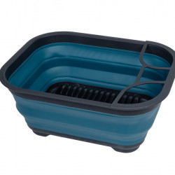 Foldable dish drying rack - Grey / Petrol