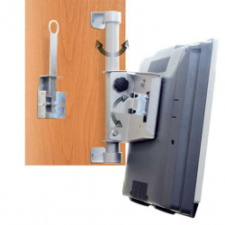 TFT stand, rotatable and tiltable, with blue LED lighting on the left