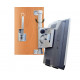 TFT stand, rotatable and tiltable, with blue LED lighting on the left