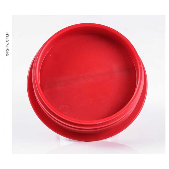 red lid water tank