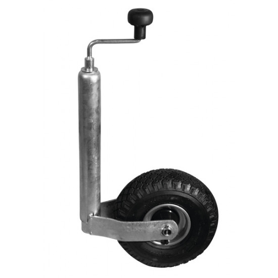 Support wheel, steel rim, 260x85, 48mm, pneumatic tire