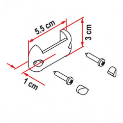 Hanging brackets for storage containers or hanging bags