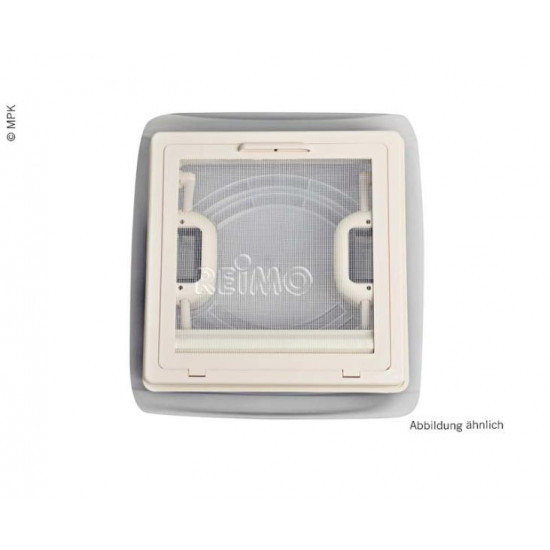 Roof hatch 28x28cm Frame: grey Hood: smoked glass