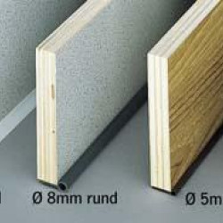 Sealing bead - Medium grey - Round profile - Ø 5 mm - 5 m