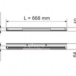 Designer lamp Stilo LED 66.8cm