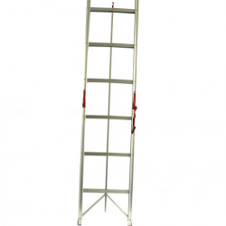 Aluminum folding ladder - 2.10 m